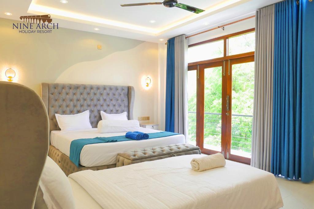 Superior Triple Room accommodation at Nine Arch Holiday Resort Ella